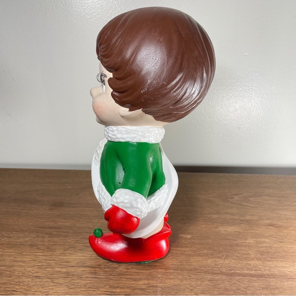 Vintage Atlantic Mold Happy New Year Baby Ceramic Christmas Figurine HandPainted - Picture 3 of 11